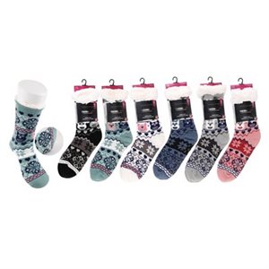 LADIES SHERPA SOCKS