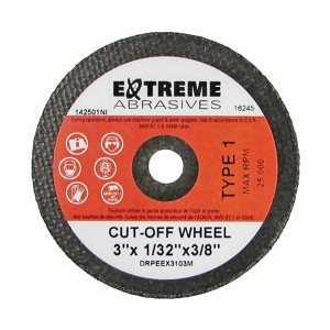 OFF WHEEL 3X1 / 16X3 / 8" T1 A36-R-BF FAST CUT