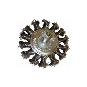 3" KNOTTED WIRE WHEEL BRUSH