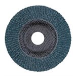 5po x 7 / 8po POLIFAN® Flap Disc - Flat, PSF-EXTRA, Zirconia,